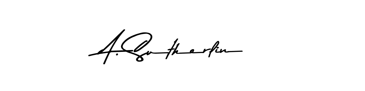 Best and Professional Signature Style for A. Sutherlin. Asem Kandis PERSONAL USE Best Signature Style Collection. A. Sutherlin signature style 9 images and pictures png