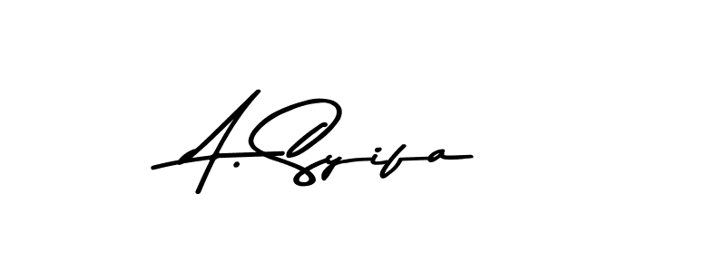 Best and Professional Signature Style for A. Syifa. Asem Kandis PERSONAL USE Best Signature Style Collection. A. Syifa signature style 9 images and pictures png