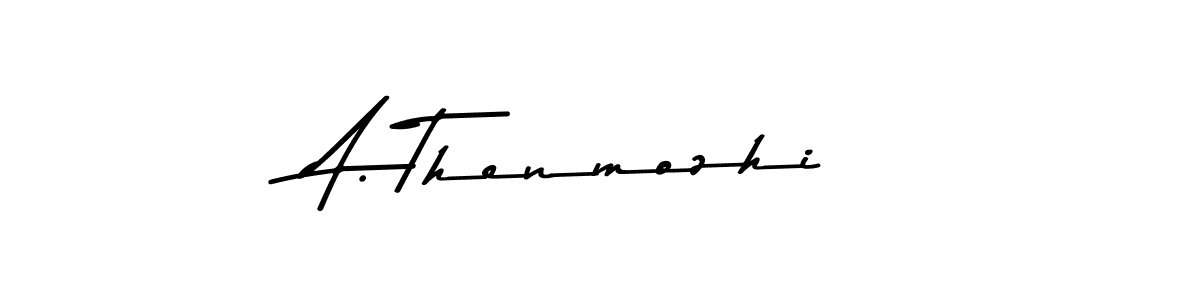 Design your own signature with our free online signature maker. With this signature software, you can create a handwritten (Asem Kandis PERSONAL USE) signature for name A. Thenmozhi. A. Thenmozhi signature style 9 images and pictures png