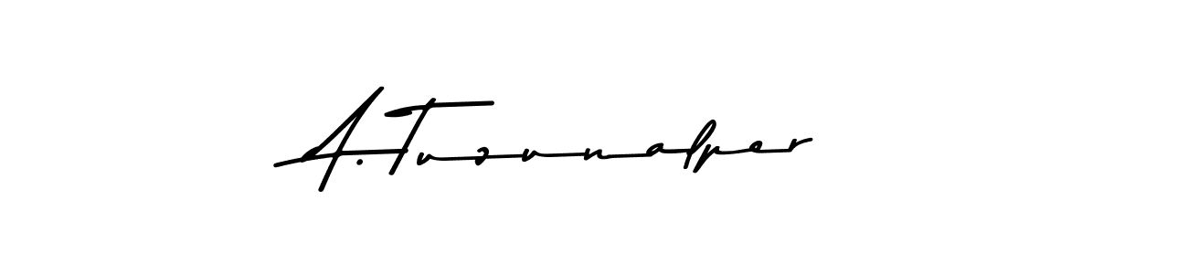 How to Draw A. Tuzunalper signature style? Asem Kandis PERSONAL USE is a latest design signature styles for name A. Tuzunalper. A. Tuzunalper signature style 9 images and pictures png
