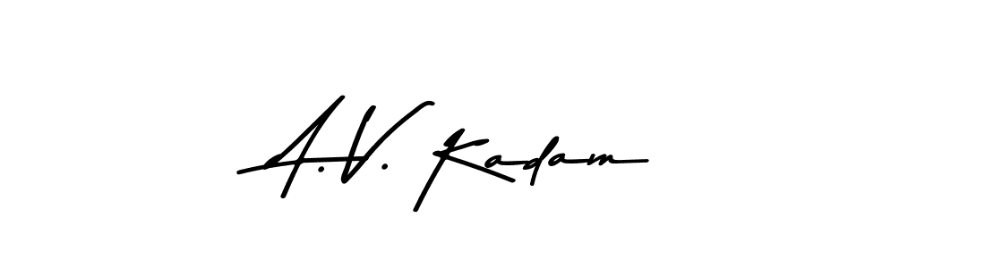 Here are the top 10 professional signature styles for the name A. V. Kadam. These are the best autograph styles you can use for your name. A. V. Kadam signature style 9 images and pictures png