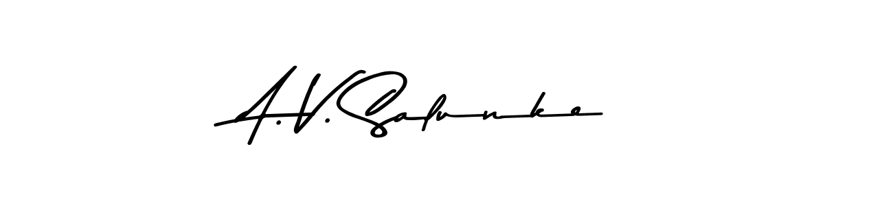 Once you've used our free online signature maker to create your best signature Asem Kandis PERSONAL USE style, it's time to enjoy all of the benefits that A. V. Salunke name signing documents. A. V. Salunke signature style 9 images and pictures png