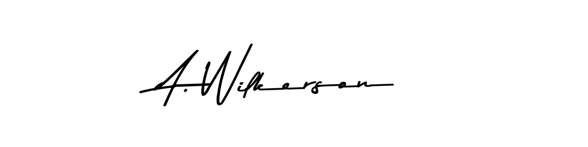 Similarly Asem Kandis PERSONAL USE is the best handwritten signature design. Signature creator online .You can use it as an online autograph creator for name A. Wilkerson. A. Wilkerson signature style 9 images and pictures png