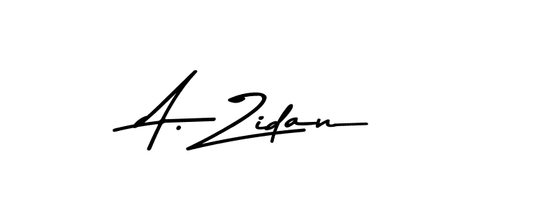 Design your own signature with our free online signature maker. With this signature software, you can create a handwritten (Asem Kandis PERSONAL USE) signature for name A. Zidan. A. Zidan signature style 9 images and pictures png
