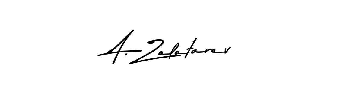 Also we have A. Zolotarev name is the best signature style. Create professional handwritten signature collection using Asem Kandis PERSONAL USE autograph style. A. Zolotarev signature style 9 images and pictures png