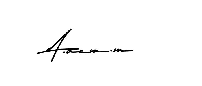 You can use this online signature creator to create a handwritten signature for the name A.acm.m. This is the best online autograph maker. A.acm.m signature style 9 images and pictures png