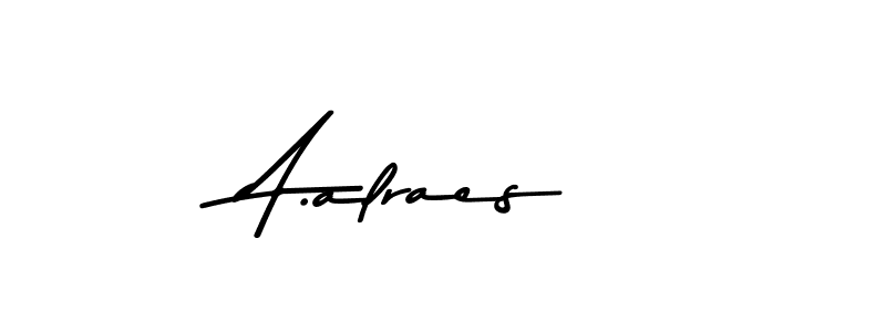 How to make A.alraes signature? Asem Kandis PERSONAL USE is a professional autograph style. Create handwritten signature for A.alraes name. A.alraes signature style 9 images and pictures png