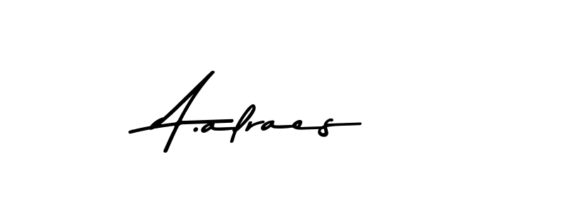 Asem Kandis PERSONAL USE is a professional signature style that is perfect for those who want to add a touch of class to their signature. It is also a great choice for those who want to make their signature more unique. Get A.alraes name to fancy signature for free. A.alraes signature style 9 images and pictures png