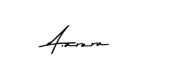 How to Draw A.arora signature style? Asem Kandis PERSONAL USE is a latest design signature styles for name A.arora. A.arora signature style 9 images and pictures png