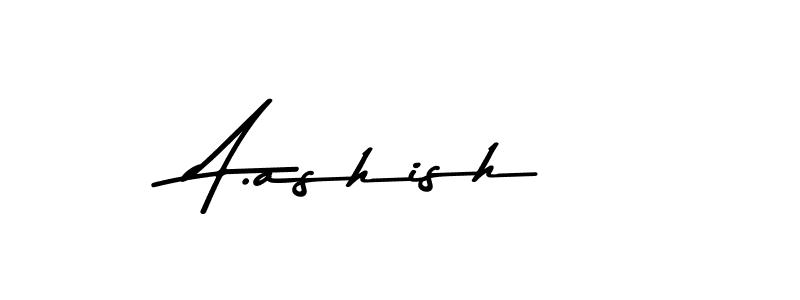 Make a beautiful signature design for name A.ashish. With this signature (Asem Kandis PERSONAL USE) style, you can create a handwritten signature for free. A.ashish signature style 9 images and pictures png