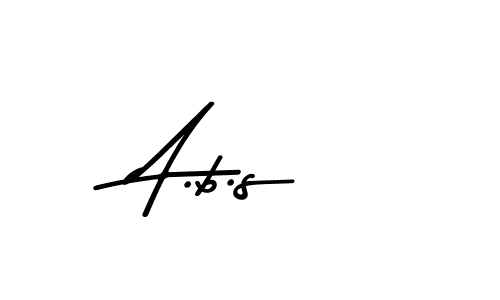 Create a beautiful signature design for name A.b.s. With this signature (Asem Kandis PERSONAL USE) fonts, you can make a handwritten signature for free. A.b.s signature style 9 images and pictures png