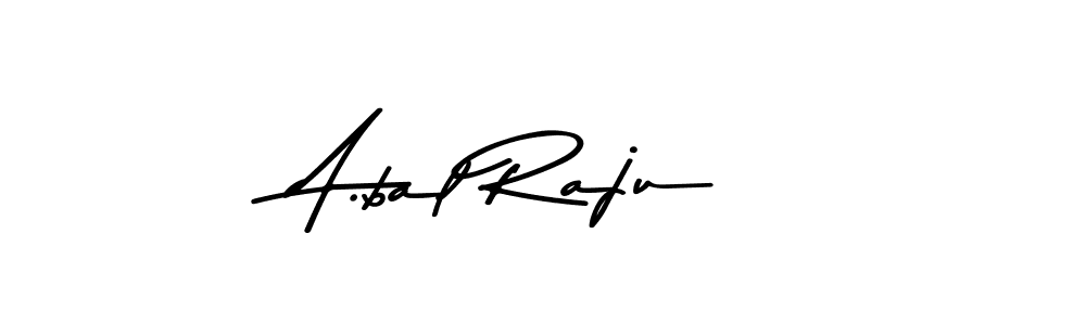 How to make A.bal Raju signature? Asem Kandis PERSONAL USE is a professional autograph style. Create handwritten signature for A.bal Raju name. A.bal Raju signature style 9 images and pictures png