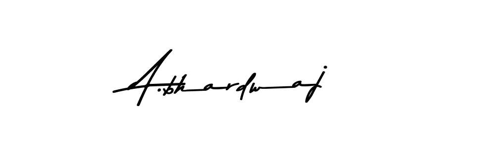 Make a beautiful signature design for name A.bhardwaj. With this signature (Asem Kandis PERSONAL USE) style, you can create a handwritten signature for free. A.bhardwaj signature style 9 images and pictures png