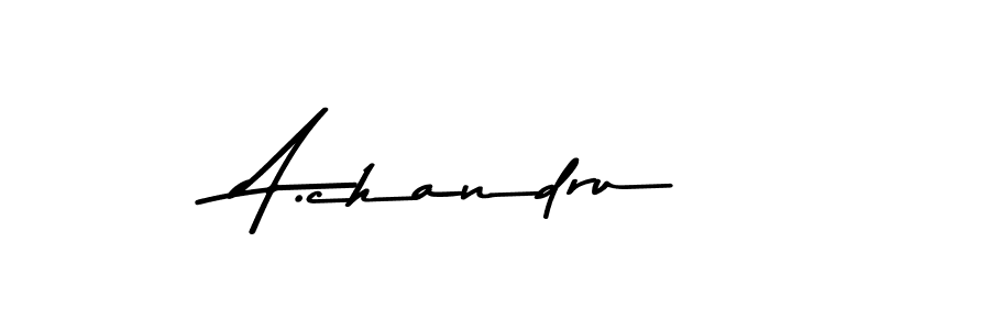 Make a beautiful signature design for name A.chandru. With this signature (Asem Kandis PERSONAL USE) style, you can create a handwritten signature for free. A.chandru signature style 9 images and pictures png