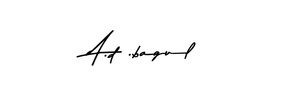 Use a signature maker to create a handwritten signature online. With this signature software, you can design (Asem Kandis PERSONAL USE) your own signature for name A.d .bagul. A.d .bagul signature style 9 images and pictures png