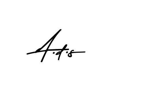 if you are searching for the best signature style for your name A.d.s. so please give up your signature search. here we have designed multiple signature styles  using Asem Kandis PERSONAL USE. A.d.s signature style 9 images and pictures png