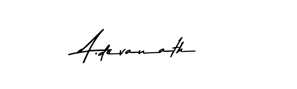 You can use this online signature creator to create a handwritten signature for the name A.devanath. This is the best online autograph maker. A.devanath signature style 9 images and pictures png