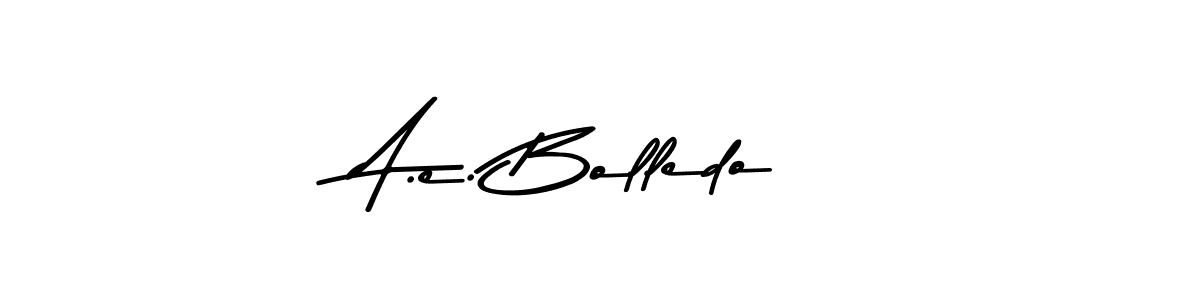 Design your own signature with our free online signature maker. With this signature software, you can create a handwritten (Asem Kandis PERSONAL USE) signature for name A.e. Bolledo. A.e. Bolledo signature style 9 images and pictures png