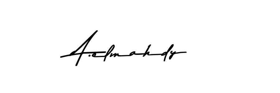 The best way (Asem Kandis PERSONAL USE) to make a short signature is to pick only two or three words in your name. The name A.elmahdy include a total of six letters. For converting this name. A.elmahdy signature style 9 images and pictures png