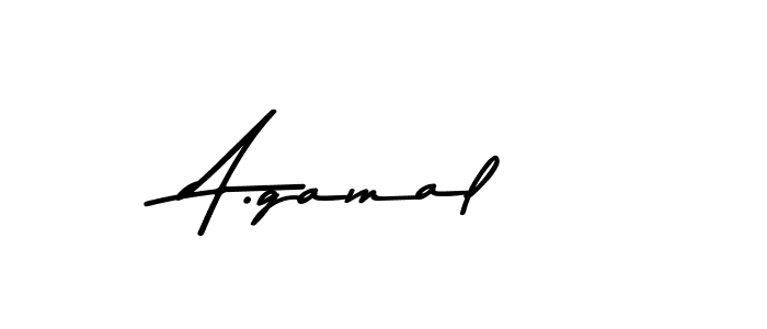 Similarly Asem Kandis PERSONAL USE is the best handwritten signature design. Signature creator online .You can use it as an online autograph creator for name A.gamal. A.gamal signature style 9 images and pictures png