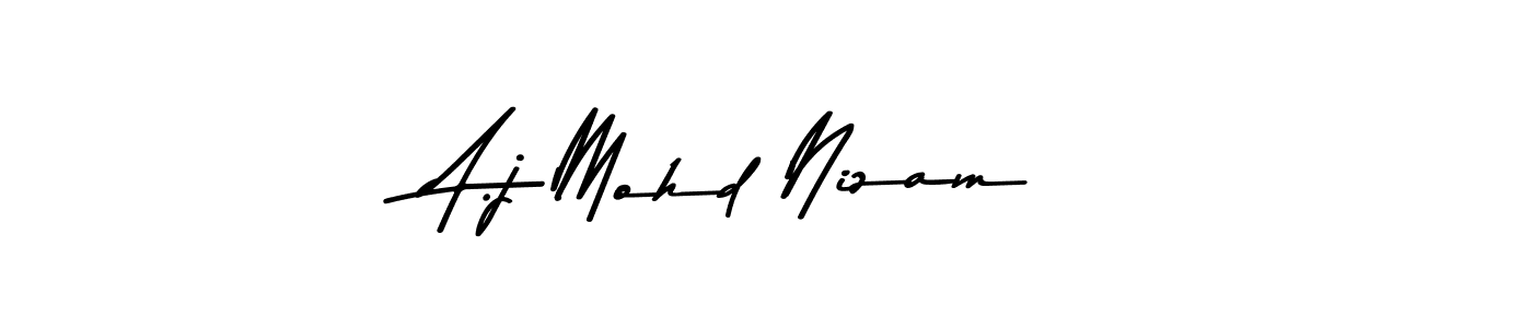 How to make A.j Mohd Nizam signature? Asem Kandis PERSONAL USE is a professional autograph style. Create handwritten signature for A.j Mohd Nizam name. A.j Mohd Nizam signature style 9 images and pictures png