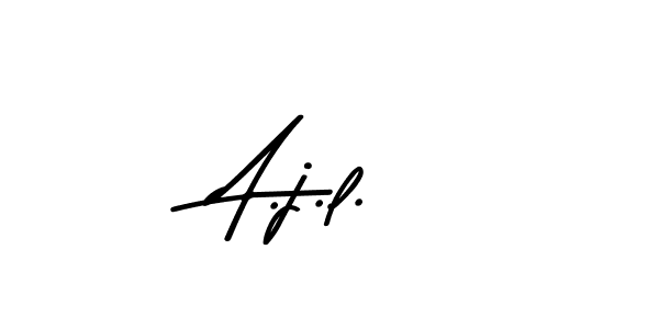 Create a beautiful signature design for name A.j.l.. With this signature (Asem Kandis PERSONAL USE) fonts, you can make a handwritten signature for free. A.j.l. signature style 9 images and pictures png