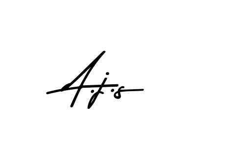 Create a beautiful signature design for name A.j.s. With this signature (Asem Kandis PERSONAL USE) fonts, you can make a handwritten signature for free. A.j.s signature style 9 images and pictures png