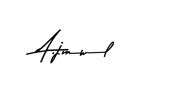 The best way (Asem Kandis PERSONAL USE) to make a short signature is to pick only two or three words in your name. The name A.jmwl include a total of six letters. For converting this name. A.jmwl signature style 9 images and pictures png