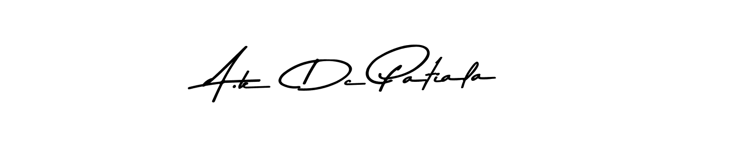 How to make A.k  Dc Patiala signature? Asem Kandis PERSONAL USE is a professional autograph style. Create handwritten signature for A.k  Dc Patiala name. A.k  Dc Patiala signature style 9 images and pictures png