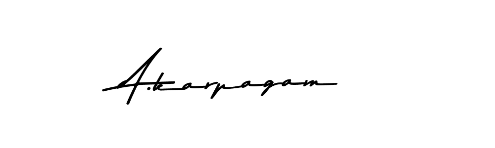 Best and Professional Signature Style for A.karpagam. Asem Kandis PERSONAL USE Best Signature Style Collection. A.karpagam signature style 9 images and pictures png