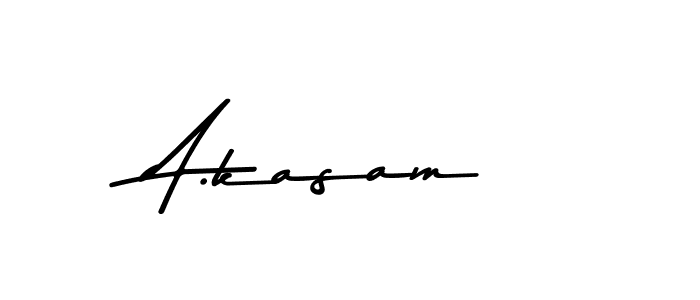 Also You can easily find your signature by using the search form. We will create A.kasam name handwritten signature images for you free of cost using Asem Kandis PERSONAL USE sign style. A.kasam signature style 9 images and pictures png