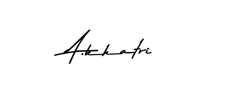 Similarly Asem Kandis PERSONAL USE is the best handwritten signature design. Signature creator online .You can use it as an online autograph creator for name A.khatri. A.khatri signature style 9 images and pictures png