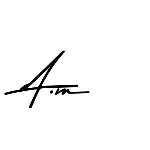 Best and Professional Signature Style for A.m. Asem Kandis PERSONAL USE Best Signature Style Collection. A.m signature style 9 images and pictures png