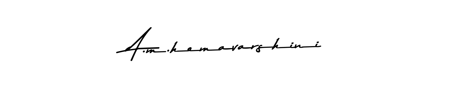 How to make A.m.hemavarshini signature? Asem Kandis PERSONAL USE is a professional autograph style. Create handwritten signature for A.m.hemavarshini name. A.m.hemavarshini signature style 9 images and pictures png