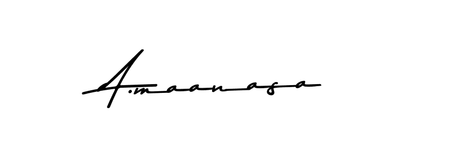 Make a beautiful signature design for name A.maanasa. Use this online signature maker to create a handwritten signature for free. A.maanasa signature style 9 images and pictures png