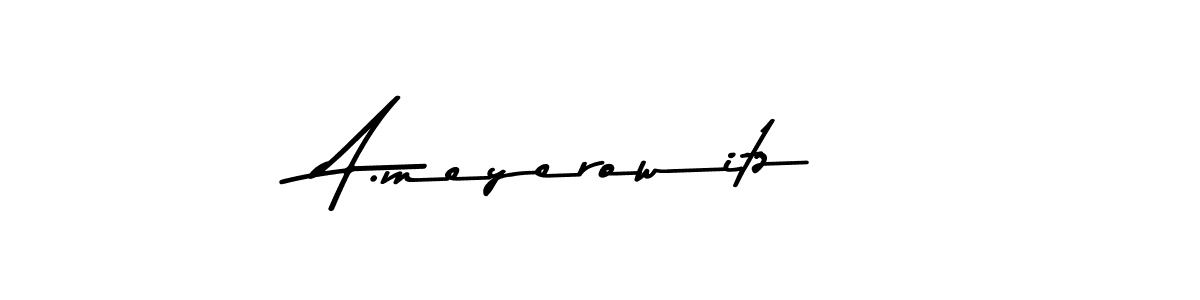 Create a beautiful signature design for name A.meyerowitz. With this signature (Asem Kandis PERSONAL USE) fonts, you can make a handwritten signature for free. A.meyerowitz signature style 9 images and pictures png