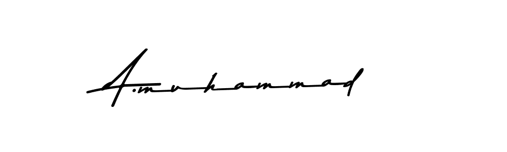 Use a signature maker to create a handwritten signature online. With this signature software, you can design (Asem Kandis PERSONAL USE) your own signature for name A.muhammad. A.muhammad signature style 9 images and pictures png