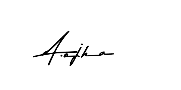 Also You can easily find your signature by using the search form. We will create A.ojha name handwritten signature images for you free of cost using Asem Kandis PERSONAL USE sign style. A.ojha signature style 9 images and pictures png