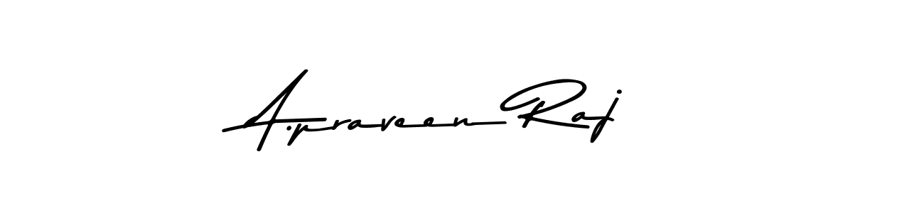 Also You can easily find your signature by using the search form. We will create A.praveen Raj name handwritten signature images for you free of cost using Asem Kandis PERSONAL USE sign style. A.praveen Raj signature style 9 images and pictures png