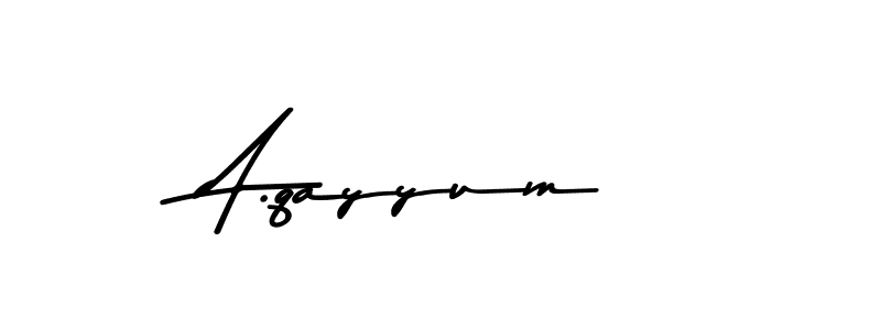 Also we have A.qayyum name is the best signature style. Create professional handwritten signature collection using Asem Kandis PERSONAL USE autograph style. A.qayyum signature style 9 images and pictures png