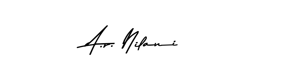 Make a beautiful signature design for name A.r. Nilani. Use this online signature maker to create a handwritten signature for free. A.r. Nilani signature style 9 images and pictures png