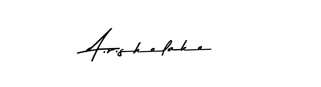 You should practise on your own different ways (Asem Kandis PERSONAL USE) to write your name (A.r.shelake) in signature. don't let someone else do it for you. A.r.shelake signature style 9 images and pictures png