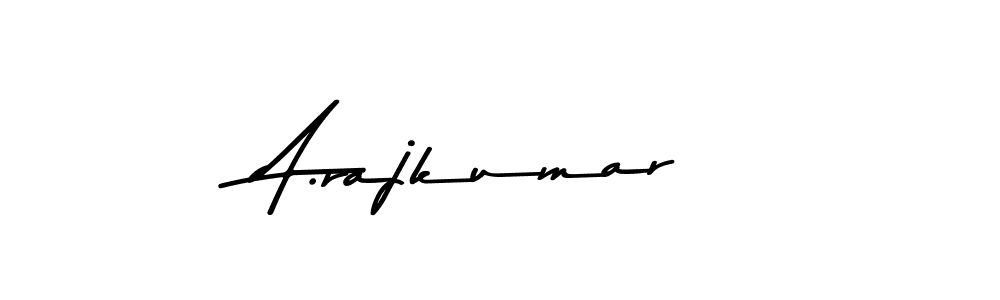 Design your own signature with our free online signature maker. With this signature software, you can create a handwritten (Asem Kandis PERSONAL USE) signature for name A.rajkumar. A.rajkumar signature style 9 images and pictures png