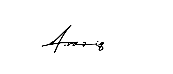 Here are the top 10 professional signature styles for the name A.raziq. These are the best autograph styles you can use for your name. A.raziq signature style 9 images and pictures png