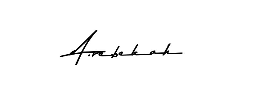 Also You can easily find your signature by using the search form. We will create A.rebekah name handwritten signature images for you free of cost using Asem Kandis PERSONAL USE sign style. A.rebekah signature style 9 images and pictures png
