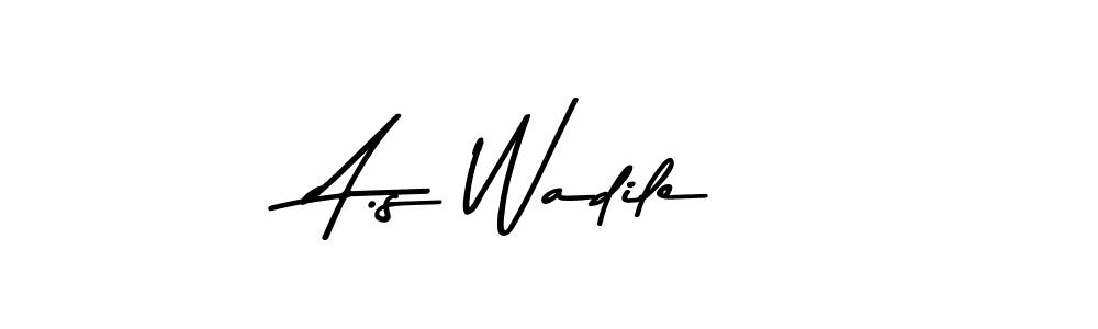 How to Draw A.s Wadile signature style? Asem Kandis PERSONAL USE is a latest design signature styles for name A.s Wadile. A.s Wadile signature style 9 images and pictures png