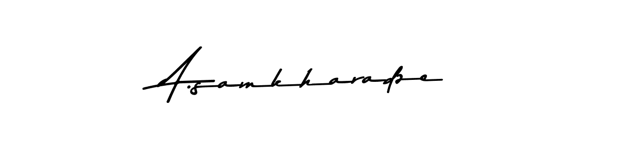 How to make A.samkharadze signature? Asem Kandis PERSONAL USE is a professional autograph style. Create handwritten signature for A.samkharadze name. A.samkharadze signature style 9 images and pictures png