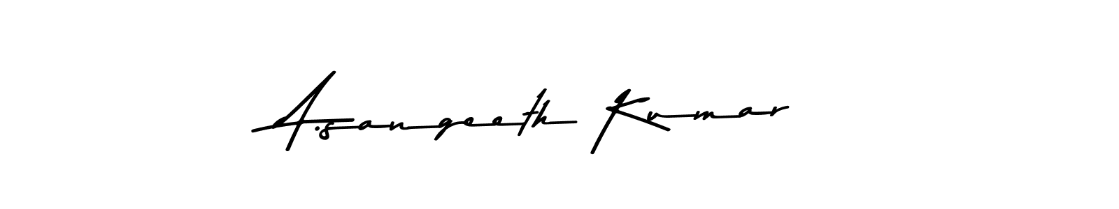 Make a beautiful signature design for name A.sangeeth Kumar. Use this online signature maker to create a handwritten signature for free. A.sangeeth Kumar signature style 9 images and pictures png