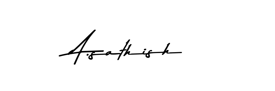 Similarly Asem Kandis PERSONAL USE is the best handwritten signature design. Signature creator online .You can use it as an online autograph creator for name A.sathish. A.sathish signature style 9 images and pictures png