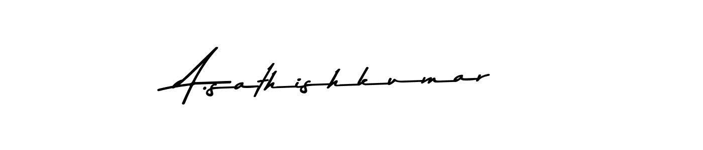 How to make A.sathishkumar signature? Asem Kandis PERSONAL USE is a professional autograph style. Create handwritten signature for A.sathishkumar name. A.sathishkumar signature style 9 images and pictures png